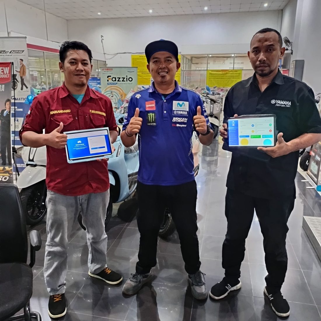 Training Aplikasi Pengingat Servis Yamaha Mataram Sakti
