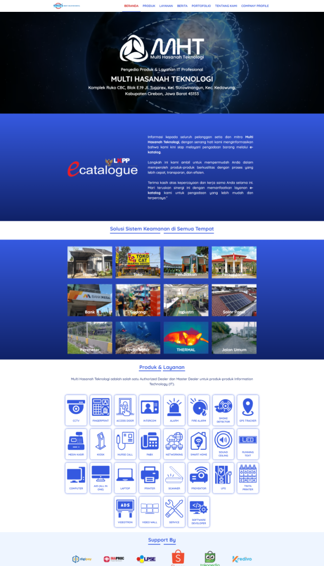 Website Multi Hasanah Teknologi